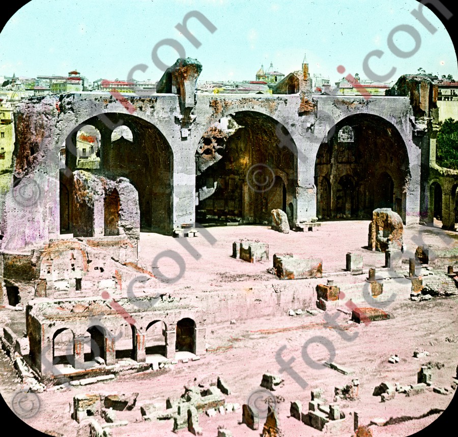 Forum Romanum - Foto foticon-simon-033-035.jpg | foticon.de - Bilddatenbank für Motive aus Geschichte und Kultur